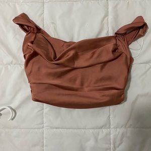 House of CB Rose Satin Top